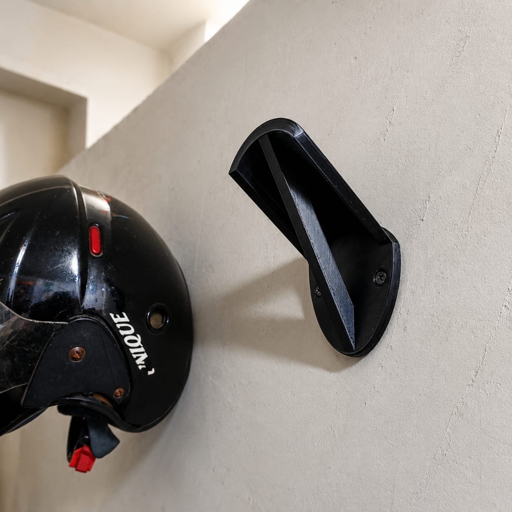 Wall Mounted Helmet Holder