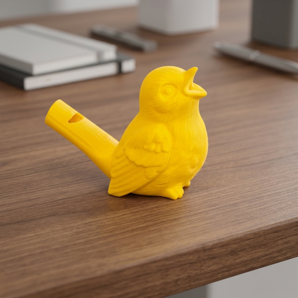 LayersCraft Singing Bird - Water Whistle Toy with Realistic Bird Sounds